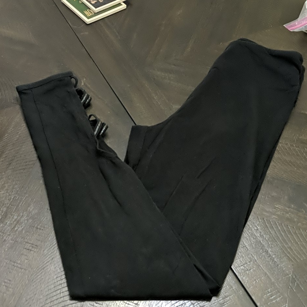 Long Black Yoga Leggings